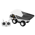 Miniatyrbillede 3 af 8: RC Dumper 2,4Ghz simuleret signalstabilitet Hvid RC byggebil legetøj til børn