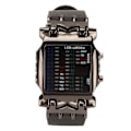 Miniatyrbillede 4 af 8: Binær Ur Krabbe Form Binær Farverig LED Digital Display Silikonrem Elektronisk Ur til Drenge Mænd