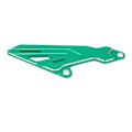 Miniatyrbilde 4 av 8: CNC Tannhjuldekselbeskytter Aluminiumslegering Motorsykkelkjedebeskytter Erstatning for KLX150BF 2016