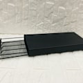 Miniatyrbillede 7 af 8: Kaffekapsler Skuffe 40 stk Holdbar Kaffekapsel Opbevaringsstativ Kaffeboks Holder Sort