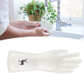 Miniatyrbild 6 av 8: Återanvändbara köksstädhandskar PVC förtjockade diskhandskar Halksäkra hushållshandskar 2# S(9cm / 3.54in)