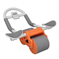 Miniatyrbillede 4 af 8: Magrullerhjul med albuepuder Timer Automatisk Rebound Kernen Styrketræning Træningsudstyr Orange