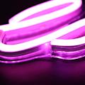 Miniatyrbillede 8 af 8: Hjerteformet transparent panel neonlys USB LED-lys til rumindretning