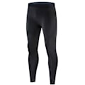 Miniatyrbillede 2 af 8: Tætte Leggings Elastisk Polyester Hurtigtørrende Kompressionsbukser til Mænd til Træning Sort M