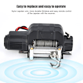 Miniatyrbild 8 av 8: 1/10 RC Crawler Car Winch Remote Controller Receiver för SCX10 D90 D110 TF2 för TRX4Black