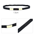 Miniatyrbilde 1 av 8: Reflekterende Camo Strap Hjelmstropp for M1 M88 MICH Militærhjelm (svart)