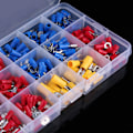 Miniatyrbillede 5 af 8: 280 stk elektriske assorterede isolerede tråd Crimp terminaler Connector Case Kit Set