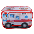 Miniatyrbilde 2 av 8: Barns sammenleggbart telt innendørs utendørs spill lekehus Ambulanse sammenleggbart pop up leketøytelt
