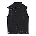 Miniatyrbillede 2 af 5: Youthup Retro Distressed Denim Vest til Mænd