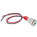 Miniatyrbillede 1 af 8: LED-metalindikatorlampe Vandafvisende Strøm Små Slanke Industrielle Kontrolkomponenter 10mm3-6VDC