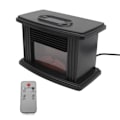 Miniatyrbillede 7 af 8: Rumsovn i åben pejs-stil 1000W LED-skærm Hurtig opvarmning Bærbar til skrivebord i soveværelset i hjemmet (EU-stik 220V)