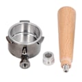 Pikkukuva 1 / 8: 51 mm pohjaton kahviportafilter sinkkiseos kahvi suodatin kahvinkeittimen kahva DELONGHI ECP3420