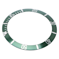 Miniatyrbillede 2 af 8: Professionelt armbåndsur Bezel Insert Loop Udskiftning Watch Bezel Insert Ring Tilbehør Grøn