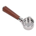 Pikkukuva 2 / 8: 54 mm pohjaton portafilteri ruostumattomasta teräksestä kahvi pohjaton portafilteri Breville 8-sarjalle 870 880 Universal A Style Red Sour Branch