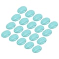 Pikkukuva 7 / 8: 20 kpl Luonnollisia soikeita litteitä takana cabochoneja 18x13 mm munamaisia turkoosia korujen käsityöläisille helmenvalmistukseen