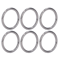 Miniatyrbilde 3 av 8: 20 stk Metallringer 4x32mm Jern Solid Holdbar Multifunksjonell Utsøkt Metall O-ringer Grå