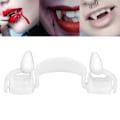 Miniatyrbillede 5 af 8: Halloween Indtrækkelige Vampyrtænder Indtrækkelige Realistiske Vampyr Zombie Fangs Genanvendelige Uhyggelige Falske Tandbeslag