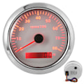 Miniatyrbillede 8 af 8: 85mm 0‑8000RPM Turntæller 7 Farver Baggrundsbelysning IP67 Vandafvisende Pegefingertype til Båd Marine RV 9‑32V Hvid