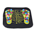 Miniatyrbillede 8 af 8: Zoneterapi Walk Stone Road Fodmassage Sort