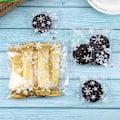 Miniatyrbild 4 av 7: 100 st Julklappsförpackningspåse Plastförpackningspåse Snowfake Tryckt godispaketpåse