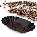 Miniatyrbillede 4 af 8: Fødevarekvalitet PP Plast Kaffe Bønner Prøveskål Display Skål Tallerken Beholder Hjem Køkken Tilbehør Sort