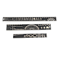 Miniatyrbilde 6 av 8: PCB-linjal for ingeniører Multifunksjonell 3 størrelser Standardskala linjal for elektroniske ingeniører