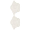Miniatyrbild 3 av 8: Självhäftande hälgrepp Foder Halkfri sko Hälkuddar Fotvårdsskydd Protector Grips Foder (Vit)