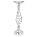 Miniatyrbild 5 av 8: Bordsljusstakeprydnad Järn Vriden trottoarkant Ljusstake Dekorativ prydnad Bröllopsljusstakedekoration Silver S