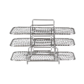 Miniatyrbillede 2 af 8: Dobbelt Airfryer Stativ kompatibelt med Ninja Multi-lags Dehydrator Stativ 304 Rustfrit Stål Dobbelt Airfryer Stativ Airfryer Tilbehør