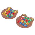 Miniatyrbild 8 av 8: 2PCS Geometry Pusselbrädor Geometrisk form Snabbmatchningsspel Barn Sensorisk pedagogisk leksak för 2 spelare