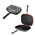 Pikkukuva 8 / 8: Grillpannu Stek Kaksoispuolinen Kannettava AntiBurn Kahva Keittiötarvikkeet Grillpannu 32cm/12.6in