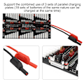 Miniatyrbilde 7 av 8: 40A PL8 PL6 MPA Laderbrett for 2S 3S 4S 5S 6S 7S 8S Batterier Lader svart