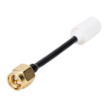 Miniatyrbillede 3 af 8: Til EMAX 5.8G Nano 3dBi Gain Cirkulært Polariseret Transmissionsantenne til FPV Racing Drones Sinistral/SMA (Intern Pin)