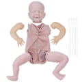 Miniatyrbillede 1 af 8: Silikon Reborn Dukke Kit gør-det-selv Spædbarnsform Blank Dukkemodel med Klædekrop 22 InchBlank