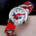 Børn Drenge Spiderman Quartz Ur Armbåndsur_ynaf[LD] Red