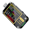 Miniatyrbild 4 av 8: 9-stifts USB-spänningsmätare Skärm Vändfunktion Gravity Sensor Multifunktionell USB Amperemeter Tester FNB48