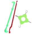 Miniatyrbild 2 av 8: Fiskebete Nål Krok Knot Avdragare Knotbindningsverktyg Set Fiskebetsriggar Verktygssats