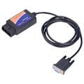 Miniatyrbild 3 av 8: ELM327 COM-port DB9 hona 25K80 diagnostiskt verktyg LED-indikatorlampa för DOS för Windows med CD