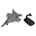 Miniatyrbild 2 av 8: J 31 kinesisk fighter modell hög simulering Pull Back funktion fighter modell leksaker med lätt musik för barn presenter leksaker grå