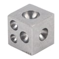 Miniatyrbillede 7 af 8: Firkantet Dapping Block Professionel Juveler Formningsværktøj til Smykkefremstilling 25 X 25 mm / 1 X 1in