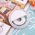 Miniatyrbillede 7 af 8: USB Opladning LED Selfie Ringlys Supplerende Belysning Selfie Forbedrende Fyldlys til Telefoner