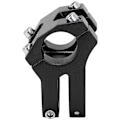 Miniatyrbillede 1 af 8: LUNJE 25,4x35MM Cykelstyr Kort Frempind Riser Aluminiumlegering Cykel Hul Frempind Sort