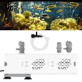 Miniatyrbild 7 av 8: ZYN61 Inbyggt Fish Tank Filter Dränkbart Tyst Aquarium Filter Vattenpumplåda (EU-kontakt 220V)