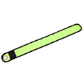Miniatyrbillede 5 af 8: Udendørs Night Running LED Armbånd Blinkende Armbånd Cykling Light up Slap Armbånd Gul