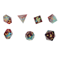 Pikkukuva 2 / 8: 7 kpl Noppasetti Epoksihartsi Polyhedron Kiillotettu Roolipeli Noppasetti Matematiikan Opetukseen Pöytäpeli Tyypin 1