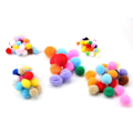 Miniatyrbillede 3 af 5: 100 stk Mix Størrelse Mix Farve DIY Håndværk Farverige Mini Fluffy Pom Poms Bolde Bryllup Hjemindretning