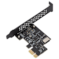 Pikkukuva 8 / 8: USB3.2 PCI E Riser-kort Keramiset kondensaattorit Kaksinkertainen suojaus Nopea siirtonopeus PCI E -tyyppi E Riser-kort PC:lle Musta
