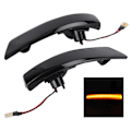 Miniatyrbillede 8 af 8: Par Bakspejlsblinklys Dynamisk LED Flydende Lys Blinklys Passer til Ford Focus MK 2 3