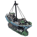 Miniatyrbillede 3 af 8: Akvarium Sea Rover Ornament Høj Simulering Fisk Gemmer Grotte Syntetisk Harpiks til Hjem Akvarium