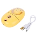 Miniatyrbilde 2 av 8: Søt Dyr Ansiktsmist Sprayer USB Oppladbar Mini Øye Ansiktsfukter for Reise 35ml 500mah Gul